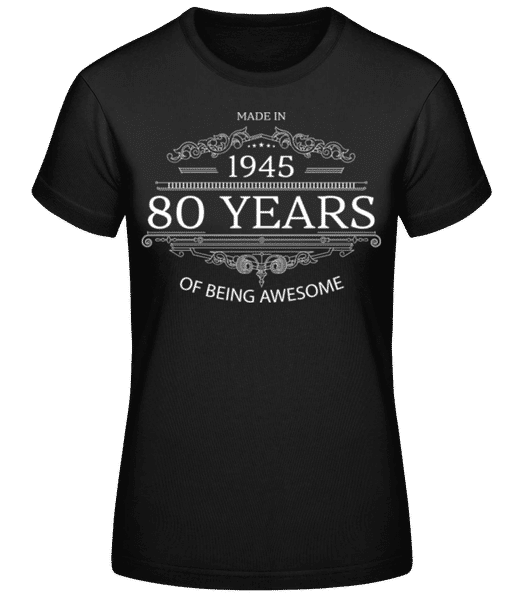 Aperçu: Made In 1945 - T-shirt standard Femme - Noir - Devant