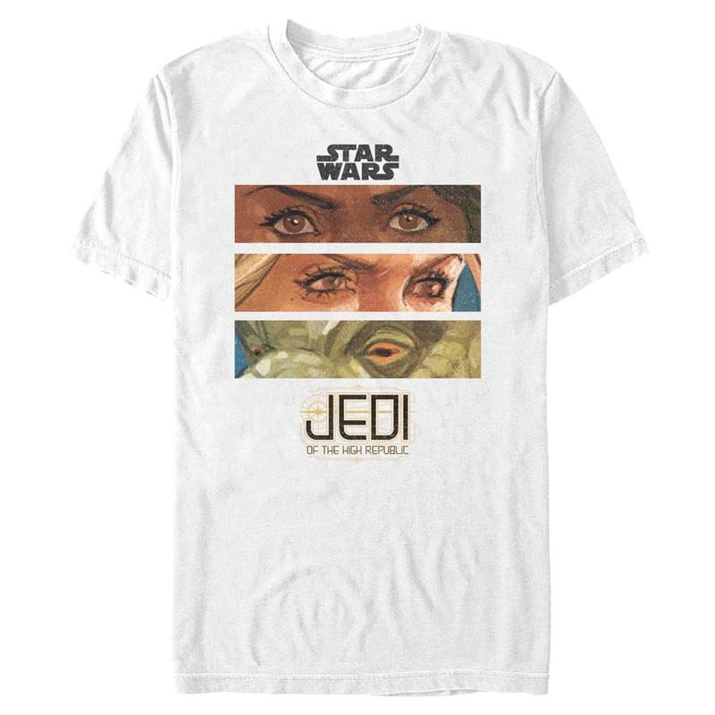 Preview: Star Wars - High Republic - Skupina Eyes Of The Republic - Men's T-Shirt - White - Front