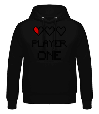 Player One - Pánska mikina - Čierna - Predné