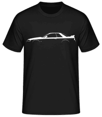'Nissan Skyline GT-R (R32)' Silhouette · Pánské basic tričko