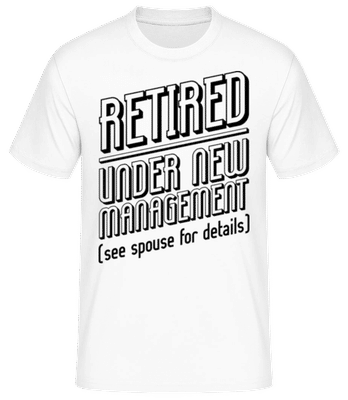 Under New Management - T-shirt standard Homme - Blanc - Devant