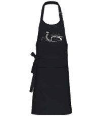 'Zündapp RS 50 Super' Silhouette - Standard Apron - Black - Front