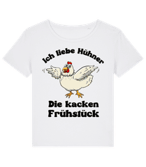 Hühner kacken Frühstück · Frauen Bio T-Shirt Stanley Stella 2.0