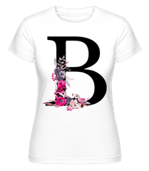 Fleurs Initiale B ·  T-shirt Shirtinator femme