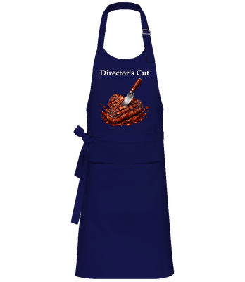 Director's Cut - Tablier de cuisine Kariban - Bleu marine - Devant