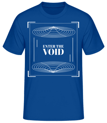 Void - Männer Basic T-Shirt - Royalblau - Vorne