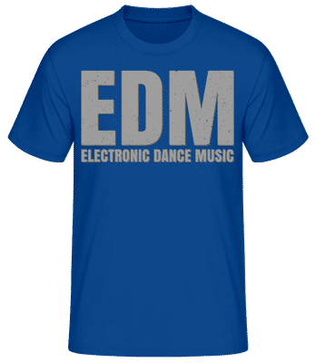 EDM Electronic Dance Music - Men's Basic T-Shirt - Royal blue - Front