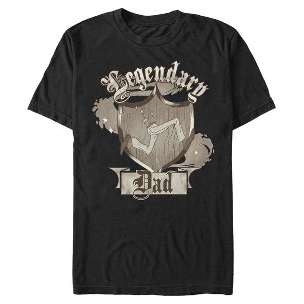 Aperçu: Pixar - En avant - Dad Legendary Legs - Homme T-shirt - Noir - Devant