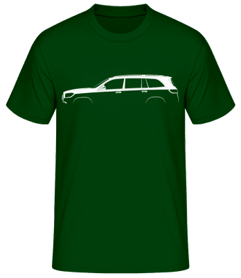 'Mercedes-Benz GLS AMG X167' Silhouette - T-shirt standard Homme - Vert bouteille - Devant