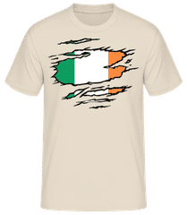 Ripped Flag Ireland · Men's B&C T-Shirt