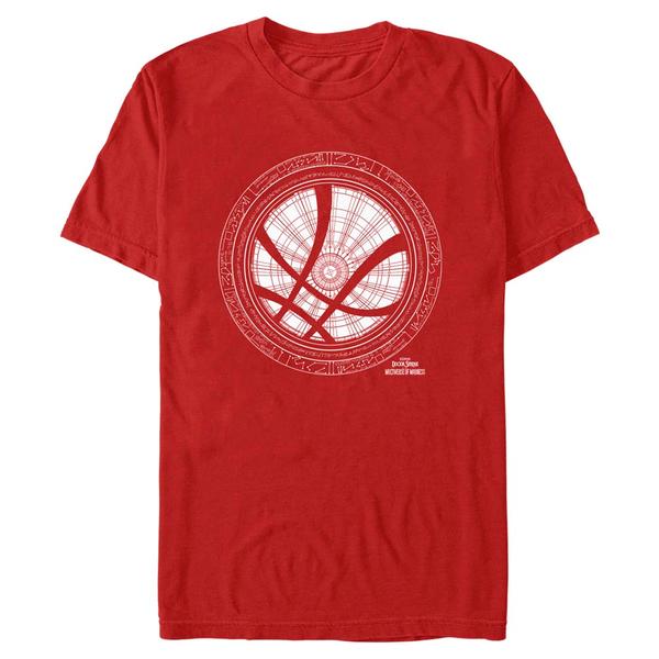 Aperçu: Marvel - Doctor Strange - Logo Sanctum Sanctorum Icon White - Homme T-shirt - Rouge - Devant
