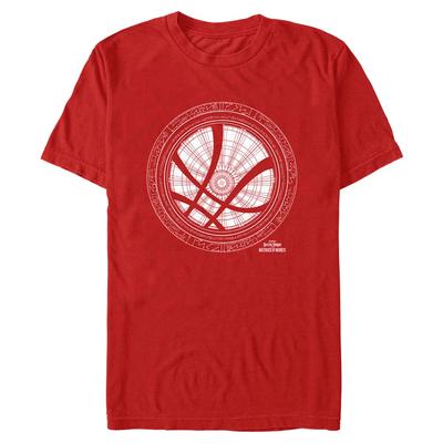 Marvel - Doctor Strange - Logo Sanctum Sanctorum Icon White - Men's T-Shirt - Red - Front