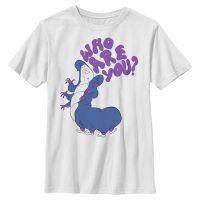 Disney - Alenka v říši divů - Caterpillar Who Are You - Dětské Tričko - Bílá - Napřed