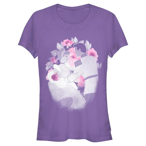 Aperçu: Disney - Cendrillon - Popelka & princ A Dance - Femme T-shirt - Pourpre - Devant Aperçu: Disney - Cendrillon - Popelka & princ A Dance - Femme T-shirt - Pourpre - Devant