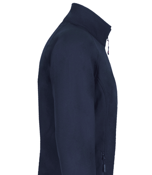 Aperçu: Veste Softshell - Bleu marine - Droite