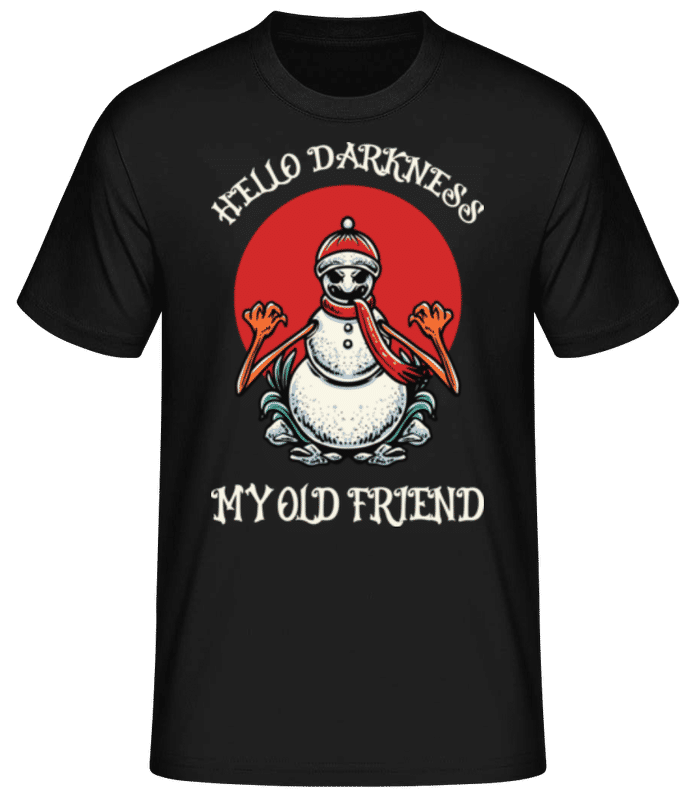 Preview: Hello Darkness - Men's Basic T-Shirt - Black - Front