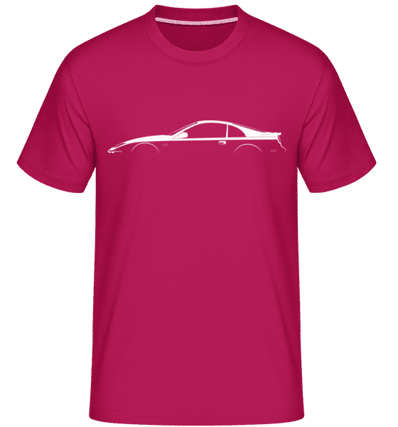 Aperçu: 'Nissan 300ZX (Z32)' Silhouette - T-Shirt Shirtinator homme - Magenta - Devant