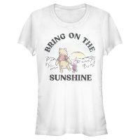 Disney - Winnie Puuh - Pú & prasátko Bring On The Sunshine - Frauen T-Shirt - Weiß - Vorne