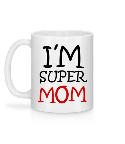 Preview: I'm Super Mom - Mug - White - Back