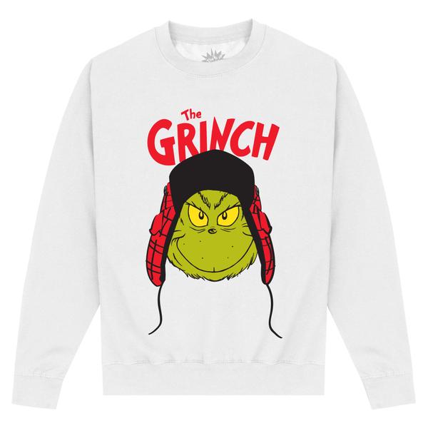 Aperçu: CPLG - Le Grinch - Le Grinch - Noël - Unisex Sweatshirt - Blanc - Devant
