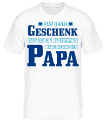 Das Beste Geschenk Nenne Ich Papa · Männer T-Shirt B&C