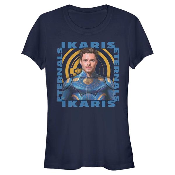 Aperçu: Marvel - Eternals - Ikaris Hero Box - Femme T-shirt - Bleu marine - Devant