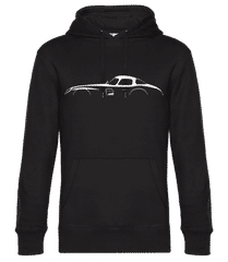 'Mercedes 300 SLR Uhlenhaut' Silhouette · Men’s Standard Hoodie