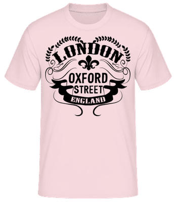 London England Icon - T-shirt standard Homme - Rose - Devant