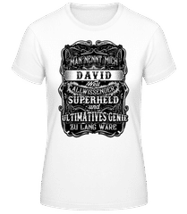 Man Nennt Mich David · Frauen T-Shirt B&C