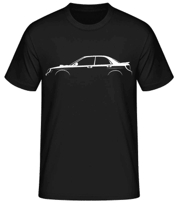 'Subaru Impreza WRX STi' Silhouette - Men's Basic T-Shirt - Black - Front