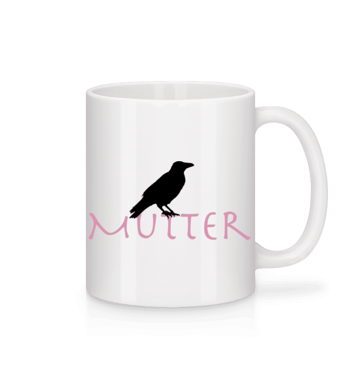 Vorschau: Rabenmutter - Tasse - Weiß - Vorne