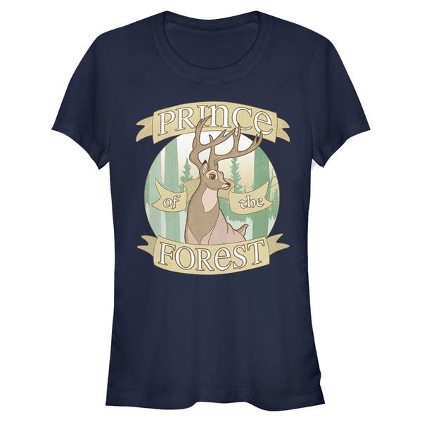 Aperçu: Disney Classics - Bambi - Bambi Forest Prince - Femme T-shirt - Bleu marine - Devant
