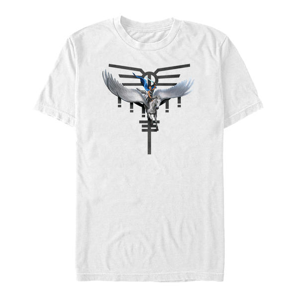 Preview: Marvel - Thor Love and Thunder - Valkyrie Pegasus - Men's T-Shirt - White - Front