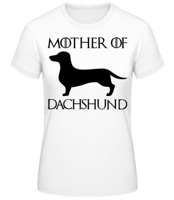 Mother Of Dachshund - T-shirt standard Femme - Blanc - Devant