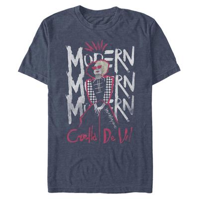 Disney Classics - Cruella - Cruella DeVille Modern Masterpiece - Men's T-Shirt - Heather navy - Front