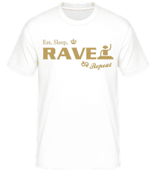 Eat Sleep Rave Repeat ·  T-Shirt Shirtinator homme