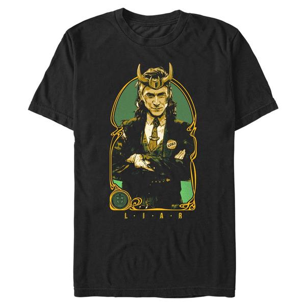 Aperçu: Marvel - Loki - Loki Liar - Homme T-shirt - Noir - Devant