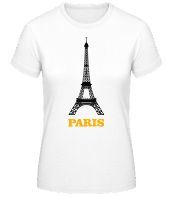 Skyline de Paris 2 - T-shirt femme B&C - Blanc - Devant