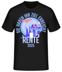 Ziel Erreicht Rente 2025 · Männer Basic T-Shirt
