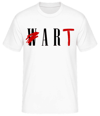 Art Not War - T-shirt standard Homme - Blanc - Devant
