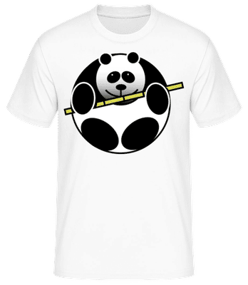 Panda Comic Round - T-shirt standard Homme - Blanc - Devant