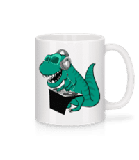 T-Rex DJ - Mug - White - Front