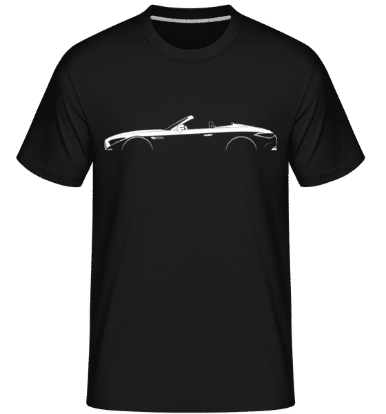 Aperçu: 'Mercedes SL R232' Silhouette -  T-Shirt Shirtinator homme - Noir - Devant