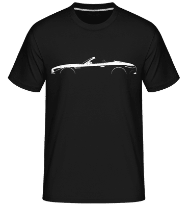 'Mercedes SL R232' Silhouette -  T-Shirt Shirtinator homme - Noir - Devant