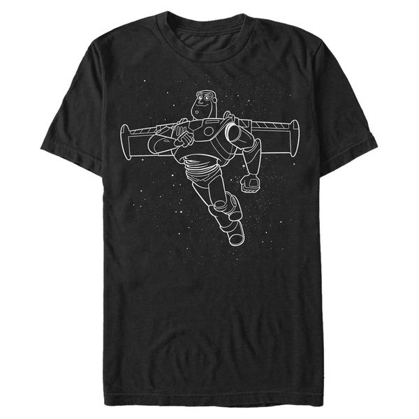 Aperçu: Pixar - Toy Story - Buzz l'Éclair Buzz Constellation - Homme T-shirt - Noir - Devant
