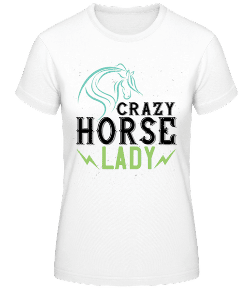 Aperçu: Crazy Horse Lady - T-shirt standard Femme - Blanc - Devant