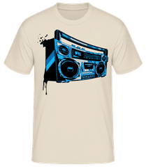 Boombox Blau · Männer Basic T-Shirt