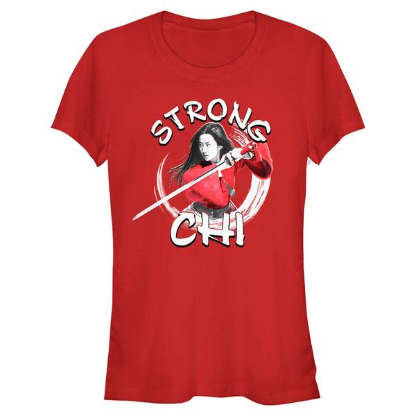 Aperçu: Disney - Mulan - Mulan Strong Chi - Femme T-shirt - Rouge - Devant