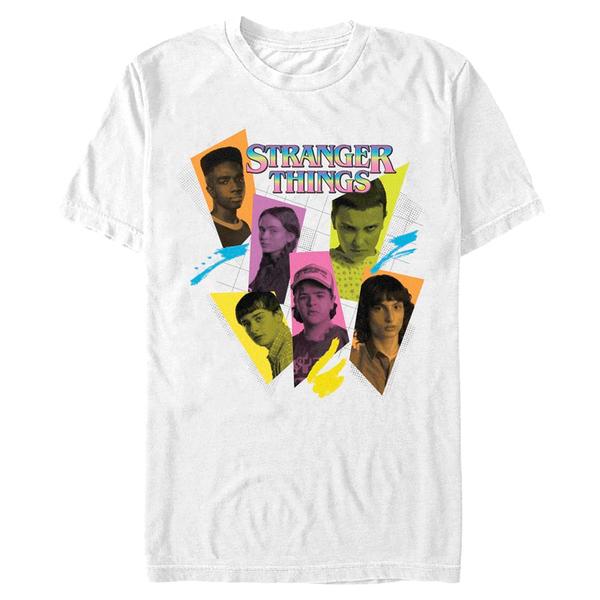 Aperçu: Netflix - Stranger Things - Character Tones - Homme T-shirt - Blanc - Devant