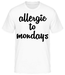 Allergic To Mondays · Men's Basic T-Shirt